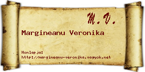 Margineanu Veronika névjegykártya